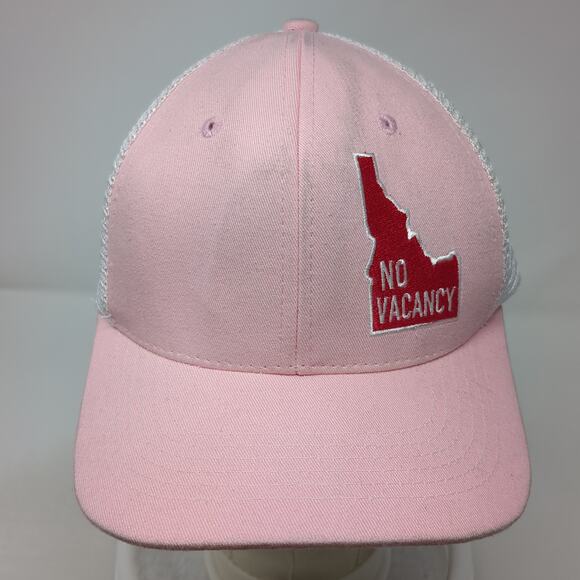 Idaho No Vacancy Snapback Trucker Hat Pink One Size 6 Panel Arcadian Outfitters - Picture 2 of 9